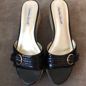 Charles David wedge sandals
